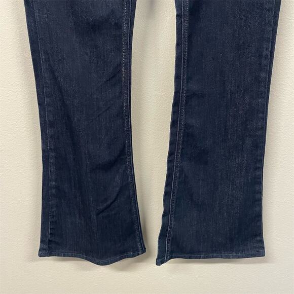 Old Navy Women's Size 14 Wide-Leg Dark Blue Jeans Relaxed Fit - Picture 2 of 7